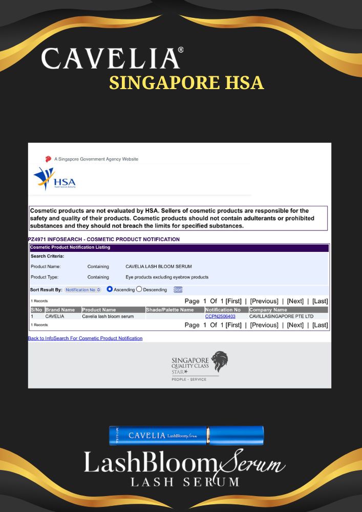 Cavelia Lash Bloom Serum HSA