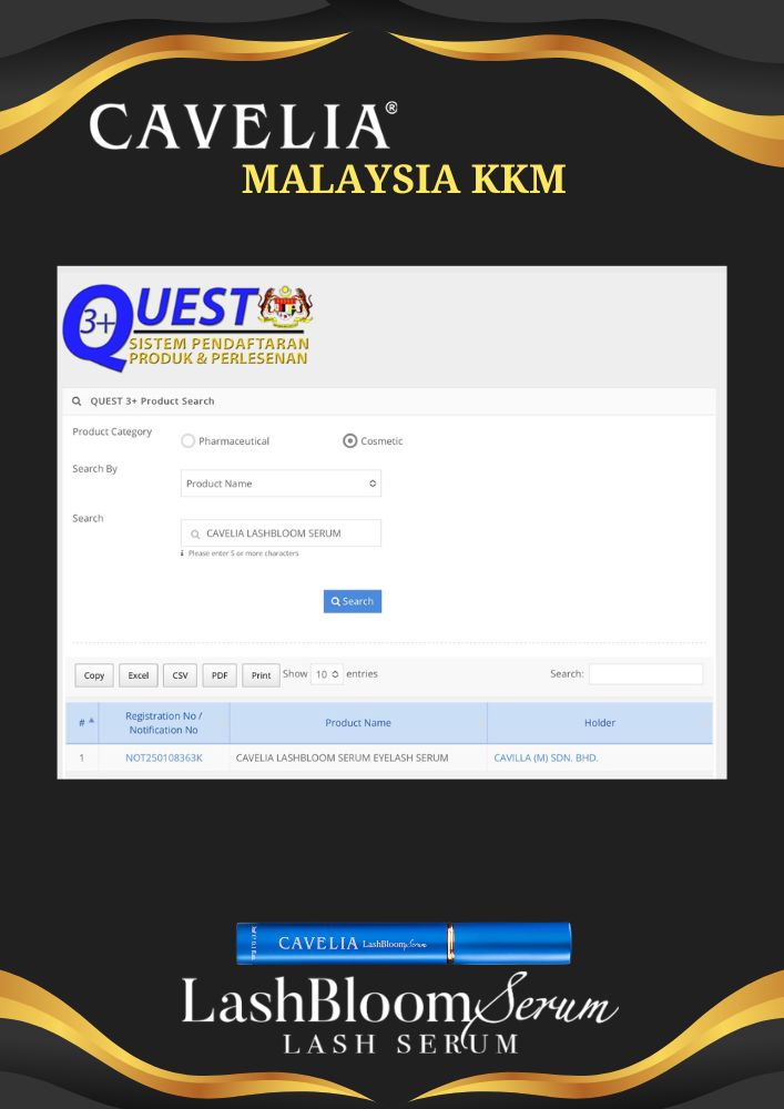 Cavelia Lash Bloom Serum KKM